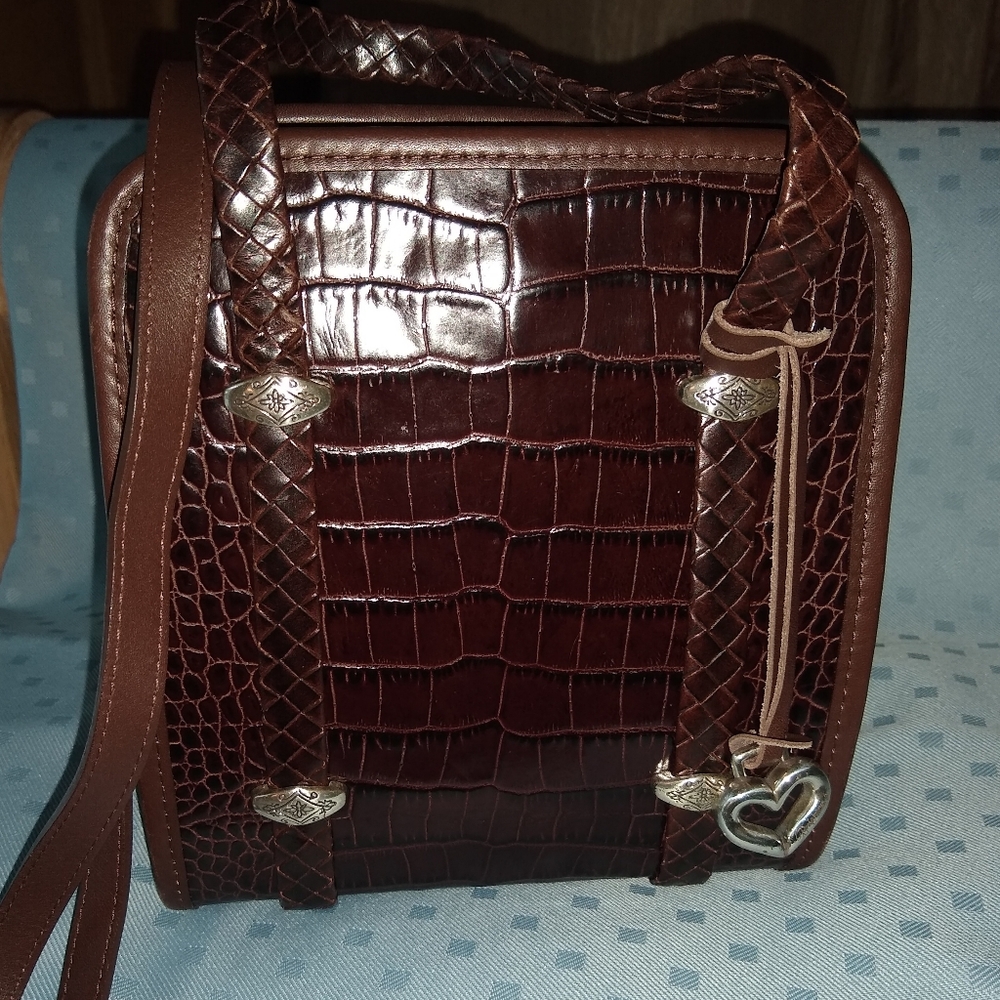 Vintage Brighton croc-style handbag.